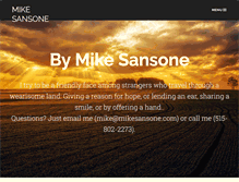 Tablet Screenshot of mikesansone.com